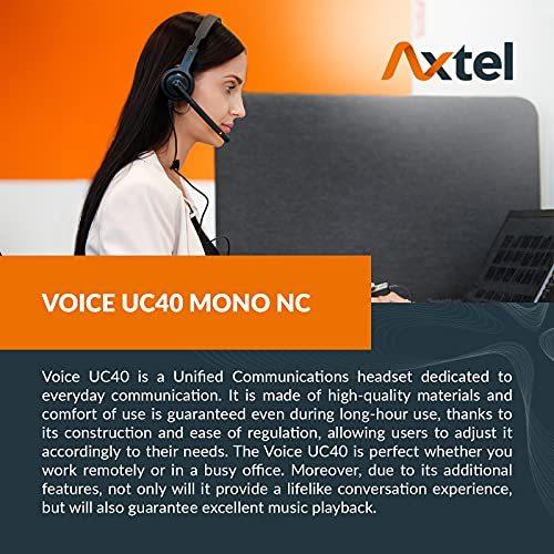 新品Axtel Voice UC40 モノラルUSBヘッドセット ボリューム ...