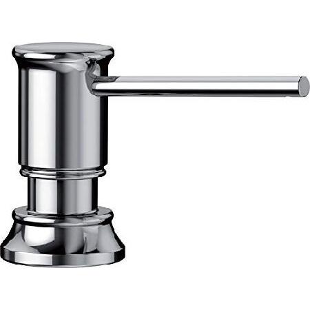 BLANCO　KF-442504　Empressa　Faucet　with　Polished　Dispenser,　Bridge　Soap　Pull-Down　Kitchen　Chrome