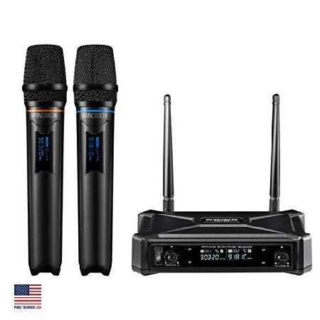 超高品質で人気の Professional System, Microphone 新品Wireless Karaoke Channe Dual UHF Microphone 生活雑貨