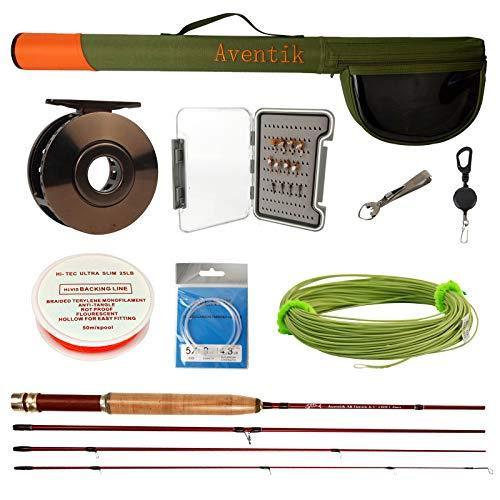 週間売れ筋 新品aventik フライフィッシング 6種類の重量の異なるフライロッド コンプリートフライフィッシングロッドとリールコンボスターターパッケージ 6フィ 生活雑貨 Pathwaysfl Org