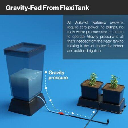 AutoPot　Easy2Grow　80Pot　APWS121　with　Gravity-Fed　System,　System　for　Tents　Grow　and　Wate　Gal　Gal　Hydroponics　Plastic　and　Pots　200　2.2　Self-Watering