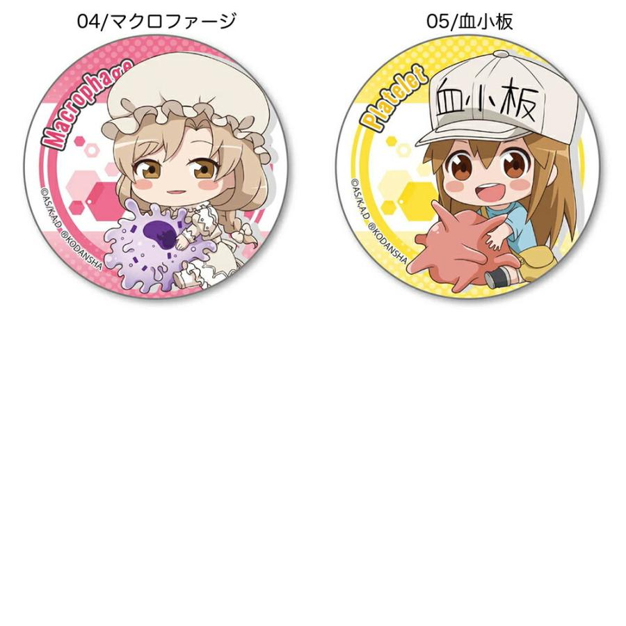 はたらく細胞 グッズ ぎゅぎゅっと缶バッジ 缶バッチ 缶バッジ 赤血球 白血球 好中球 キラーｔ細胞 マクロファージ 血小板 ストラップ キーホルダー フィギュア Cbuu Ariat 通販 Yahoo ショッピング