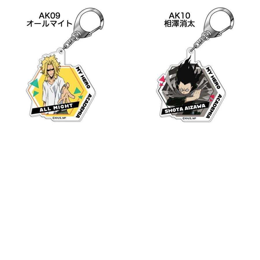 僕のヒーローアカデミア グッズ アクリルキーホルダー Vol.3 アクリル キーホルダー ストラップ フィギュア クリア 透明 ヒロアカ MY HERO ACADEMIA|ariat|04