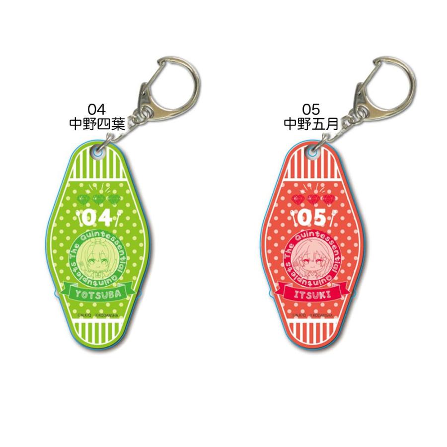 五等分の花嫁 グッズ ごちきゃら モーテルキーホルダー キーチェーン ストラップ 透明 中野一花 中野二乃 中野三玖 中野四葉 中野五月 五姉妹 Mjqq Motel Ariat 通販 Yahoo ショッピング