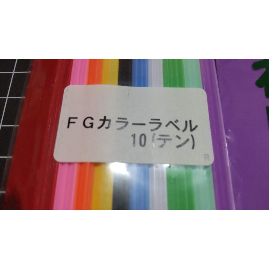 FG カラーラベル フラワー ラベル 9cm 合計200枚セット 送料無料 園芸
