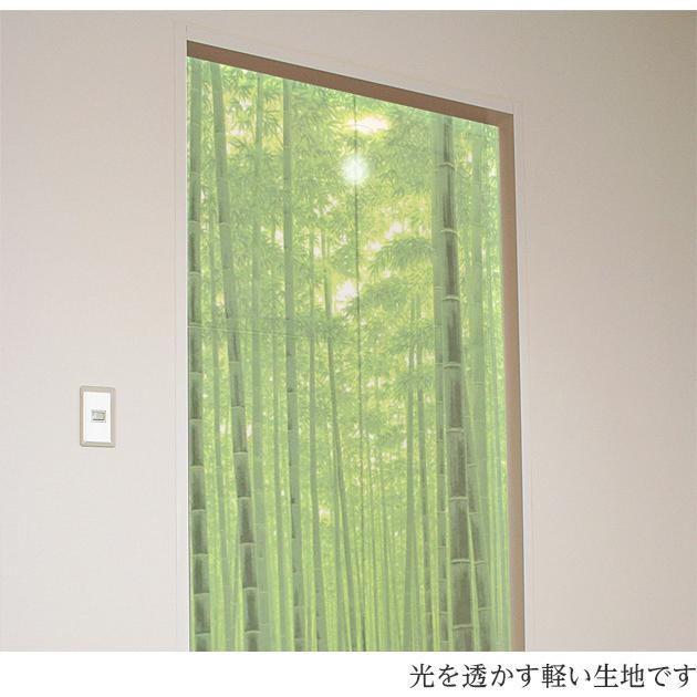 のれん 暖簾 ロング 85×170 竹 竹林 和風 和 洗える おしゃれ 間仕切り