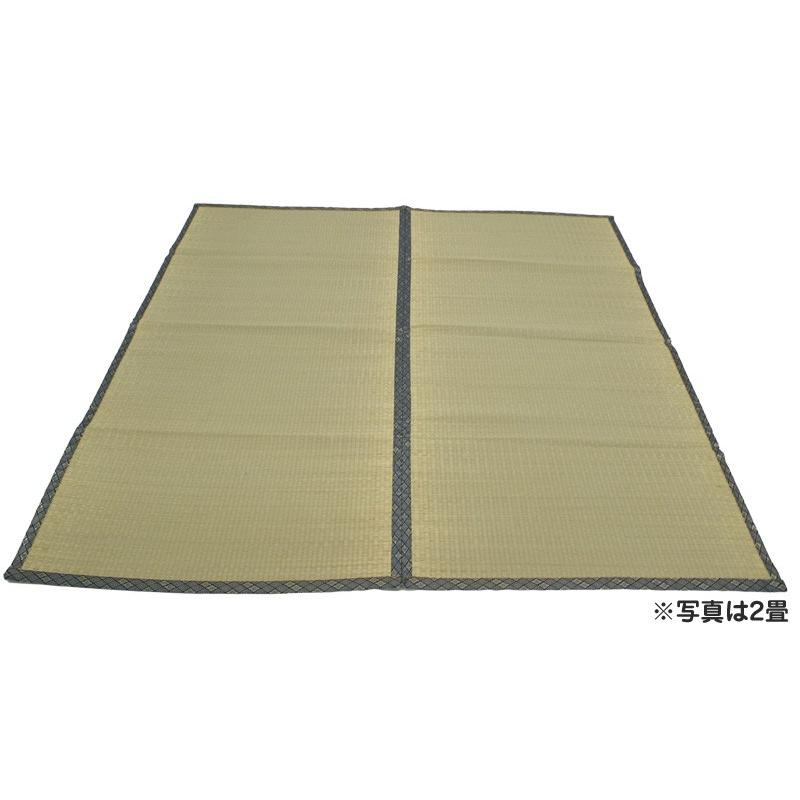 い草 ござ 4.5畳 261×261 上敷き 江戸間 ラグ 古都 和風 : ラグ