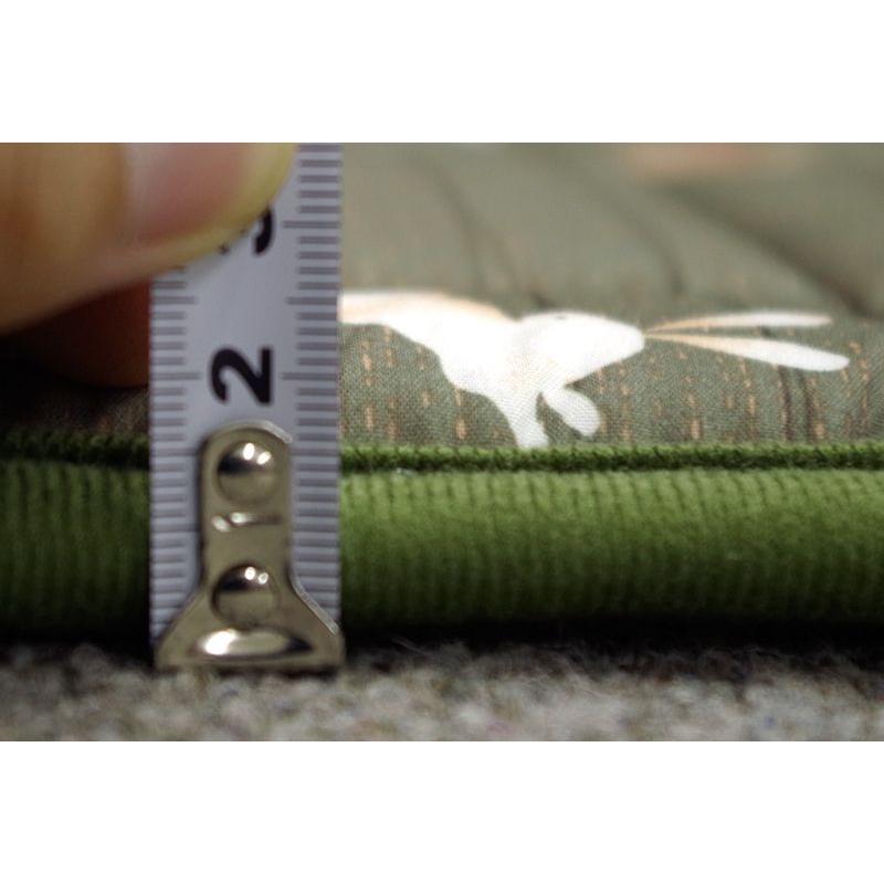 こたつ敷き布団 ラグ うさぎ柄 3畳 200&times;250 ホットカーペット対応 和ごころ 秋 冬