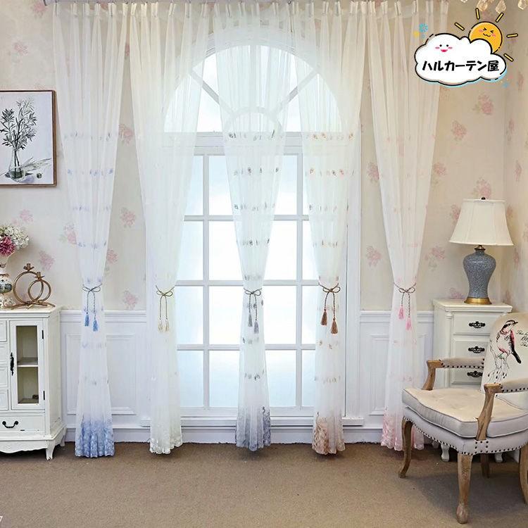 レースカーテン Uvカット クジャク 孔雀 可愛い おしゃれ 送料無料 刺繍 幅60cm 150cm 丈60cm 260cm Cj 09 Xp 002 Lacecurtain ハルカーテン屋 通販 Yahoo ショッピング