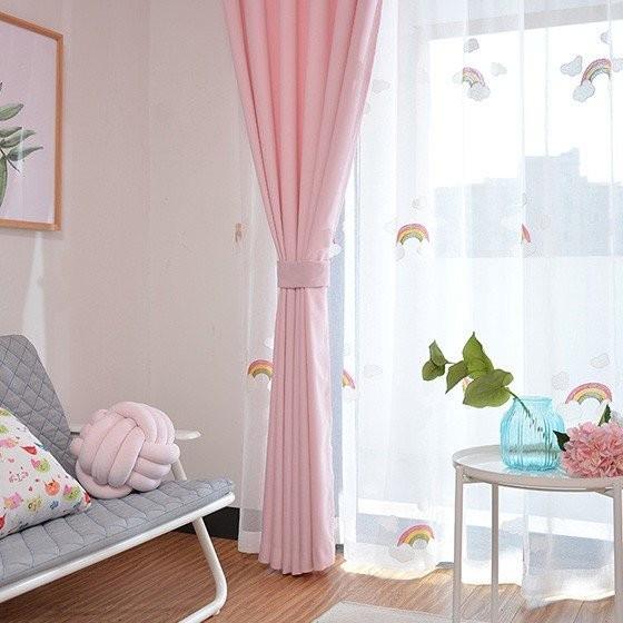 カーテン 子供部屋 雲柄 レインボー 北欧 安い おしゃれ 女の子 オーダーカーテン 北欧 4枚組 2枚組 オーダー 幅1 300cm丈60 100cm Lf 09 Jj 001 Setcurtain3 ハルカーテン屋 通販 Yahoo ショッピング