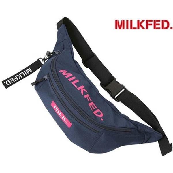 バッグ メンズ レディース ミルクフェド MILKFED TOP LOGO FANNY PACK ボディバッグ ウエストポーチ 03181050 トップ ロゴ ファニーパック｜ariel｜06