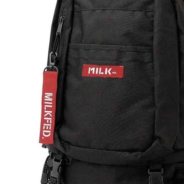 ⭐︎まさお⭐︎ほぼ新品 【定番】MILK FED. リュック　バックパック 黒 ミルクフェド MILKFED. × mischiefstyle W ZIP BACKPACK BLACK