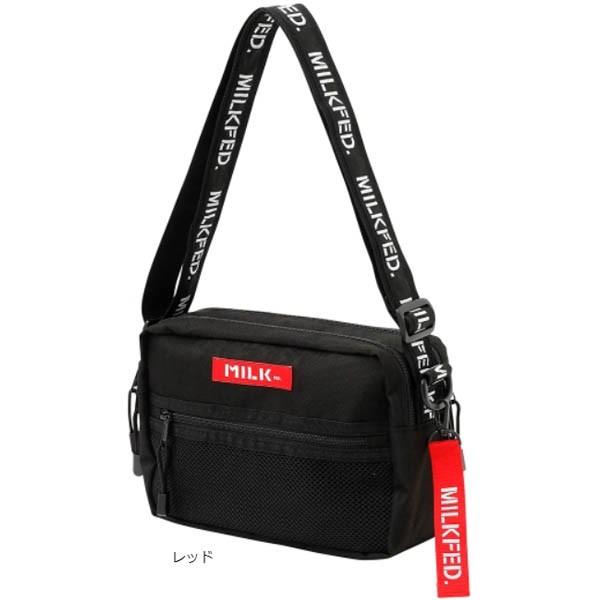 本物 正規品 ミルクフェド Milkfed ショルダー バッグ Neo Logo Tape Shoulder Bag ネオ ロゴ テープ サコッシュ レディース メンズ 機能的 容量 w Ariel Milkfed 通販 Yahoo ショッピング