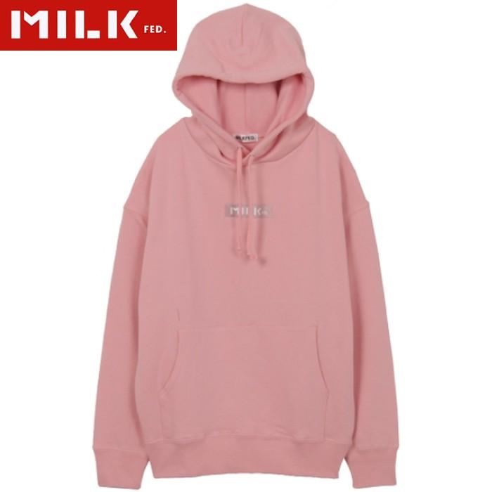 セール パーカー ミルクフェド Milkfed バー ビッグ スウェット フーディ Bar Big Sweat Hoodie スエット パーカー Ariel Milkfed 通販 Yahoo ショッピング