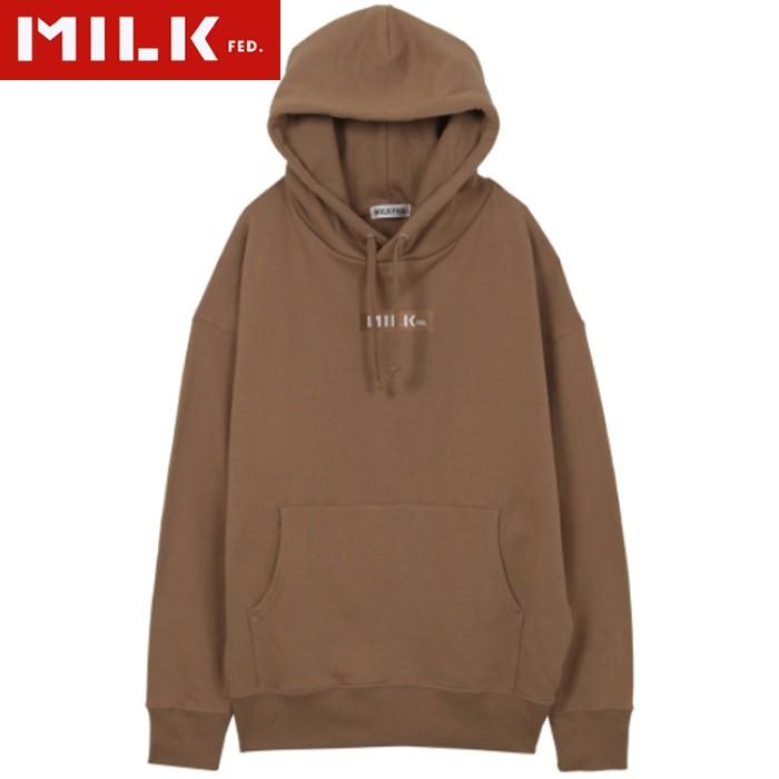 セール パーカー ミルクフェド Milkfed バー ビッグ スウェット フーディ Bar Big Sweat Hoodie スエット パーカー Ariel Milkfed 通販 Yahoo ショッピング