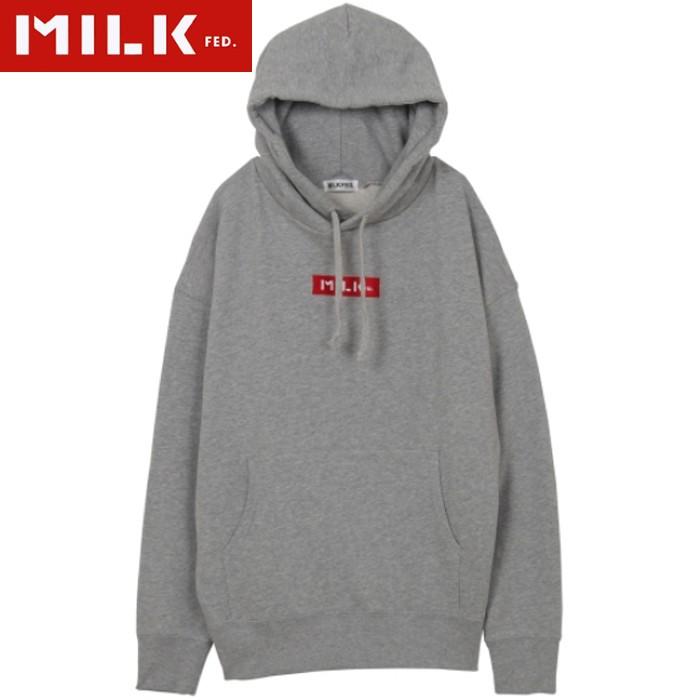 セール パーカー ミルクフェド Milkfed バー ビッグ スウェット フーディ Bar Big Sweat Hoodie スエット パーカー Ariel Milkfed 通販 Yahoo ショッピング