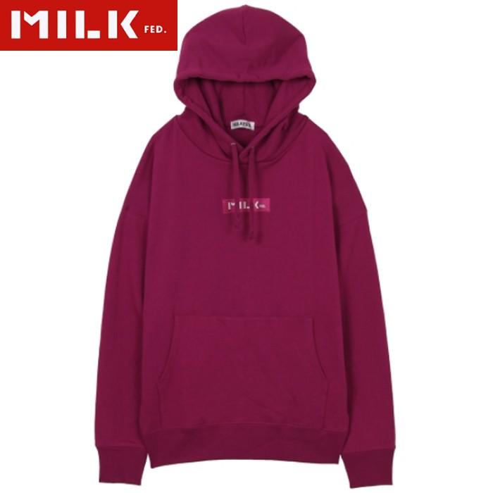 セール パーカー ミルクフェド Milkfed バー ビッグ スウェット フーディ Bar Big Sweat Hoodie スエット パーカー Ariel Milkfed 通販 Yahoo ショッピング
