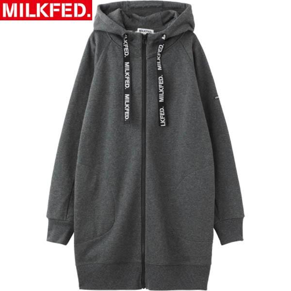 セール パーカー ミルクフェド Milkfed ロゴ テープ ジップ フーディ Logo Tape Zip Hoodie パーカー レディース Ariel Milkfed 通販 Yahoo ショッピング