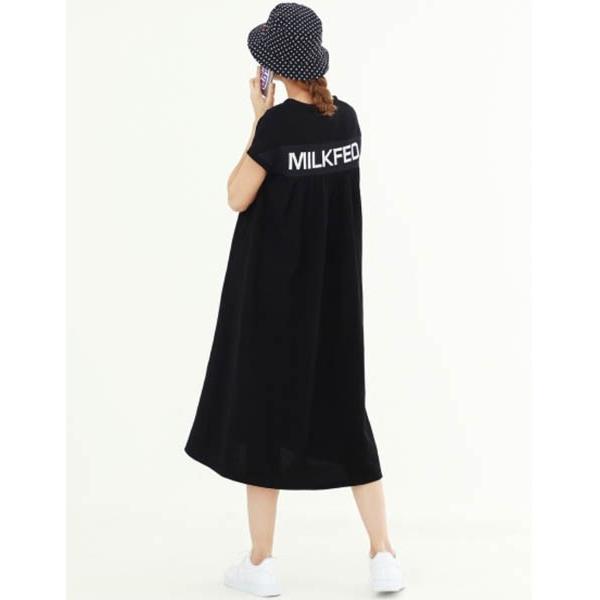 ワンピース ドレス セール ミルクフェド Milkfed ビッグ ロゴ リブ ロング カットワンピ Big Logo Rib Long Dress レディース Ariel Milkfed 通販 Yahoo ショッピング