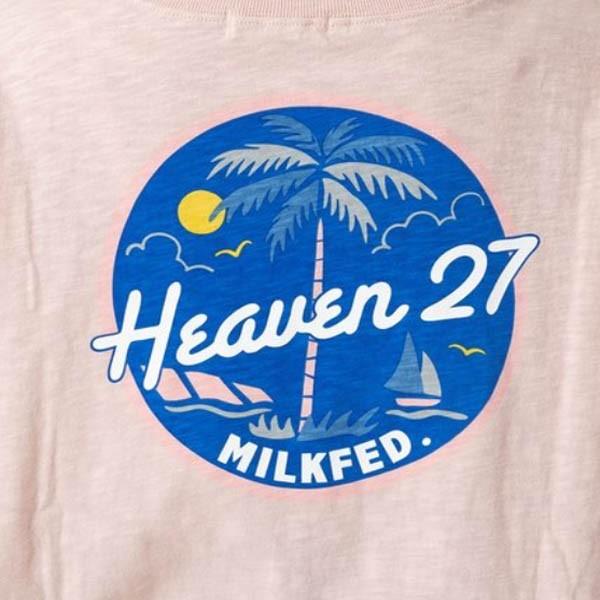 セール ミルクフェド MILKFED tシャツ ロゴ Tシャツ パームツリー グラフィック ティーシャツ PALM TREE GRAPHIC TEE 03192307 ティシャツ｜ariel｜08