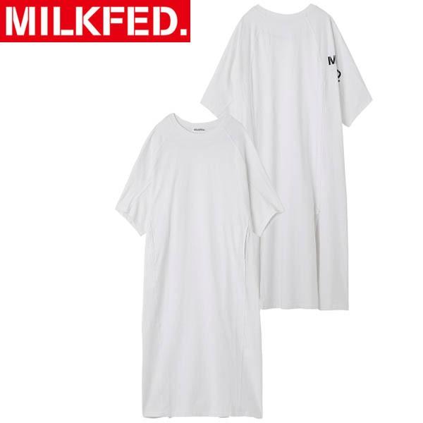 セール ミルクフェド Milkfed ワンピース アンダーアーム ロゴ ドレス ティドレス カットソー Underarm Logo Dress ワンピ レディース Ariel Milkfed 通販 Yahoo ショッピング