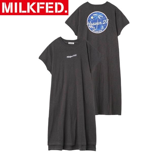 セール ミルクフェド Milkfed Tシャツ ワンピース ロゴ Tドレス パームツリー グラフィック ドレス Palm Tree Graphic Dress ワンピ Ariel Milkfed 通販 Yahoo ショッピング