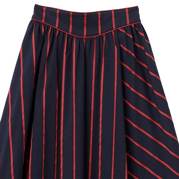 スカート ミルクフェド Milkfed Regimental Stripe Skirt レジメンタル ストライプ スカート フレア レディース Ariel Milkfed 通販 Yahoo ショッピング