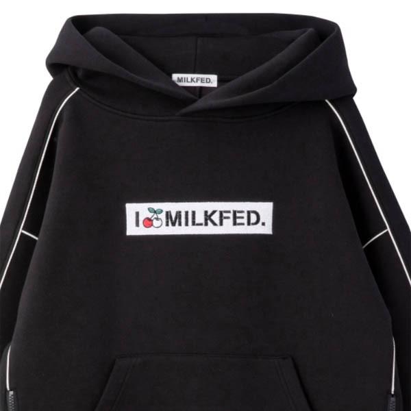 セール ミルクフェド Milkfed Cherry Logo Hooded Top パーカー チェリー ロゴ フーデッド トップ スウェット フード トップス プルオーバー Ariel Milkfed 通販 Yahoo ショッピング