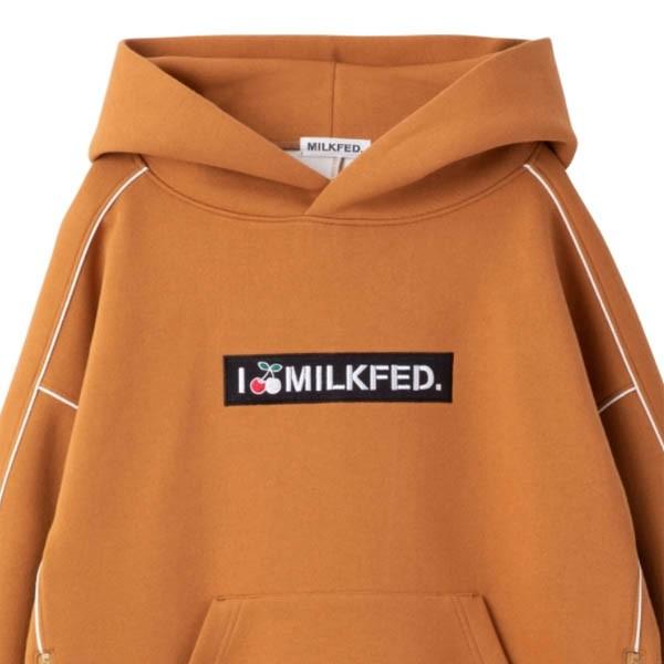 セール ミルクフェド Milkfed Cherry Logo Hooded Top パーカー チェリー ロゴ フーデッド トップ スウェット フード トップス プルオーバー Ariel Milkfed 通販 Yahoo ショッピング