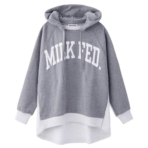 ミルクフェド Milkfed パーカー Bi Color Hoodie バイカラー フーディ スウェット トップス セール Sale Ariel Milkfed 通販 Yahoo ショッピング
