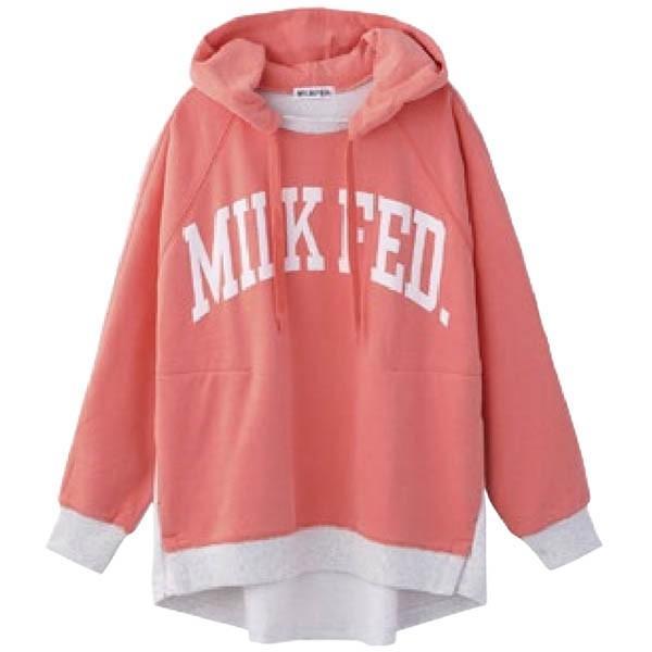 ミルクフェド Milkfed パーカー Bi Color Hoodie バイカラー フーディ スウェット トップス セール Sale Ariel Milkfed 通販 Yahoo ショッピング