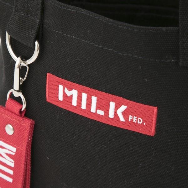 トートバッグ バッグ ミルクフェド キャンバス MILKFED BAR UNDER LOGO LUNCH TOTE BAG 103201053015 ミニトート ランチトート｜ariel｜14