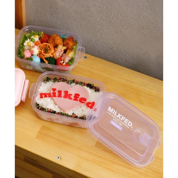 milkタッパー　MLサイズ相当 MILKFED.（ミルクフェド） お弁当箱 MILKFED ランチボックス STENCIL