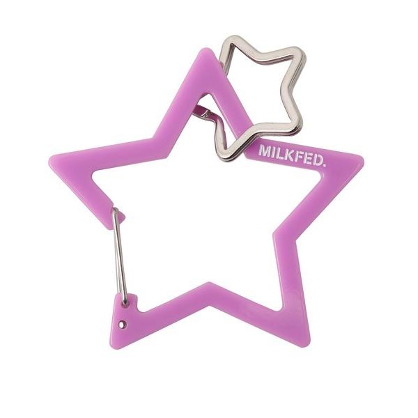 MILKFED.（ミルクフェド） カラビナ キーホルダー MILKFED ネオ スター