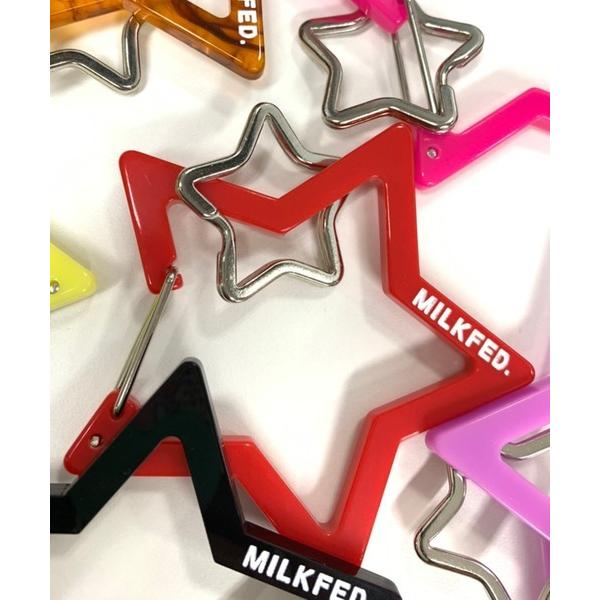 カラビナ キーホルダー MILKFED ミルクフェド ネオ スター 星 NEO STAR CARABINER 103211054028 リュック｜ariel｜10