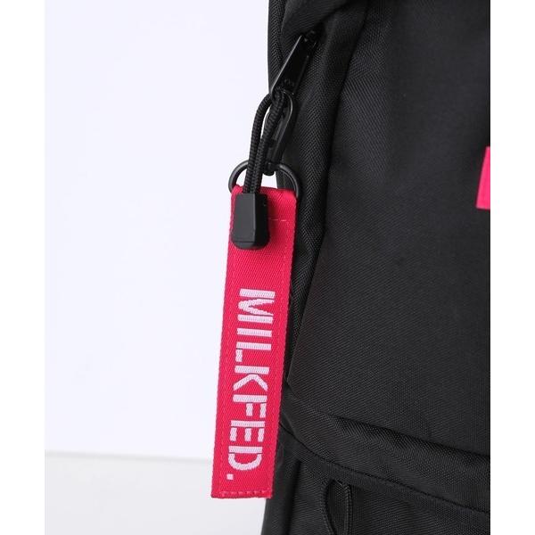 未開封 新品 MILKFED. バックパック 黒 ピンクロゴ MILKFED.（ミルクフェド） リュック MILKFED バックパック 通学 希少
