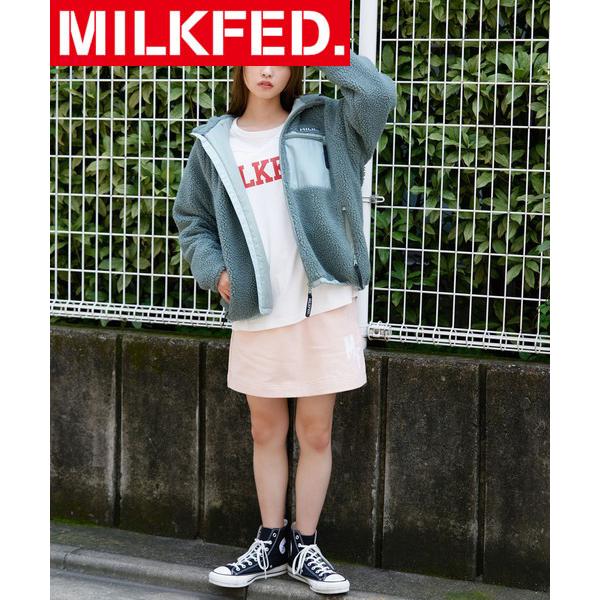 防寒着 ブルゾン パーカー ミルクフェド Milkfed ボア フーデッド ジャケット Boa Hooded Jacket アウター Ariel Milkfed 通販 Yahoo ショッピング