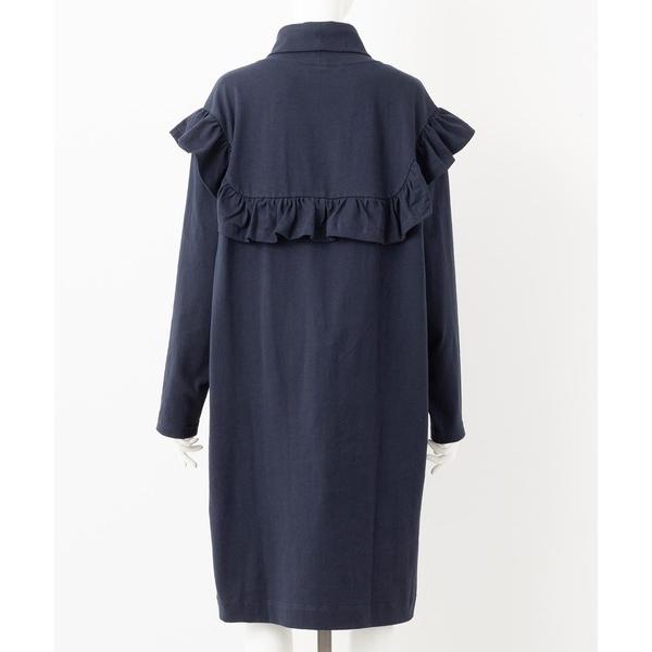 新品　MILKFED ミルクフェド　RUFFLE SLEEVE TUNIC MILKFED.（ミルクフェド） ワンピース MILKFED TURTLE NECK RUFFLE