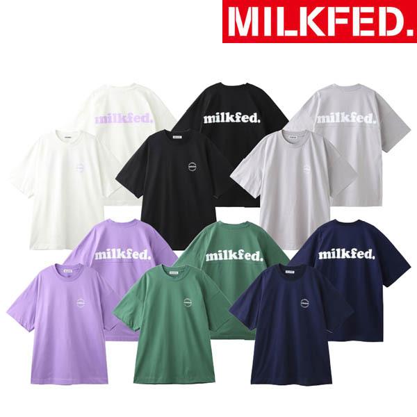 tシャツ Tシャツ ティシャツ ミルクフェド MILKFED COOPER LOGO TEE MILKFED. ロゴ 103221011004 レディース ティーシャツ｜ariel