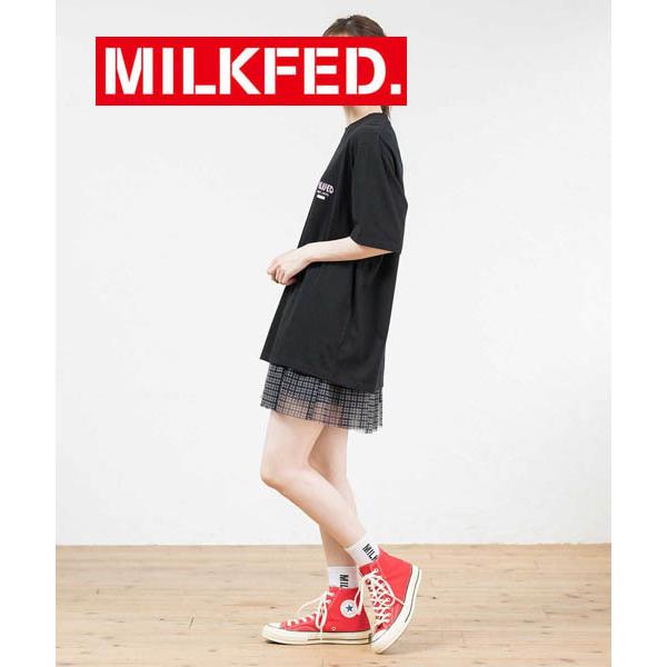 tシャツ Tシャツ ティシャツ ミルクフェド SKATE BOARD SS TEE MILKFED ロゴ 103221011009 レディース ティーシャツ スケートボード スケボー｜ariel｜20