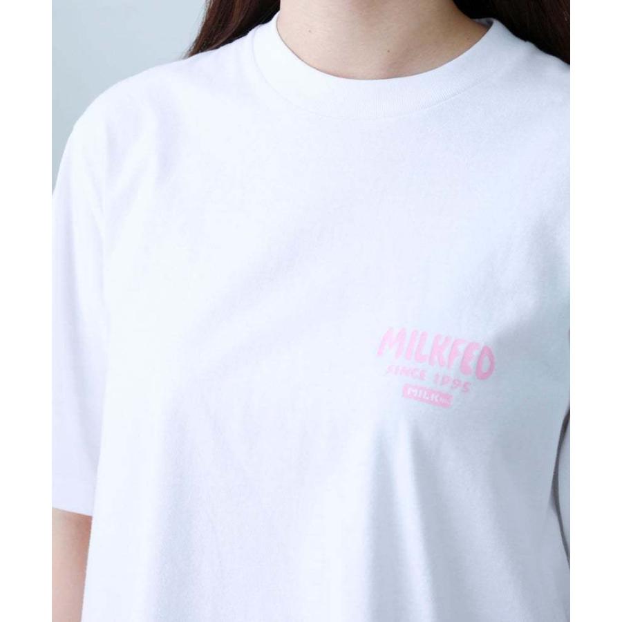 tシャツ Tシャツ ティシャツ ミルクフェド SKATE BOARD SS TEE MILKFED ロゴ 103221011009 レディース ティーシャツ スケートボード スケボー｜ariel｜10