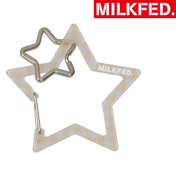 カラビナ キーホルダー ミルクフェド MILKFED NEO STAR CARABINER GINGHAM 星｜ariel｜03