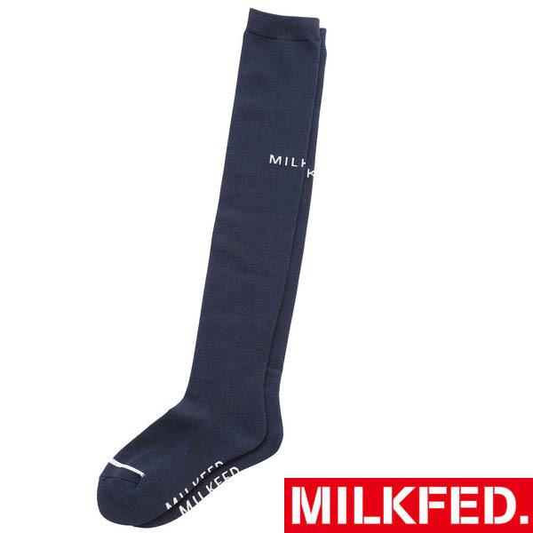 MILKFED. 靴下 ソックス ミルクフェド MILKFED LOGO KNEE HIGH