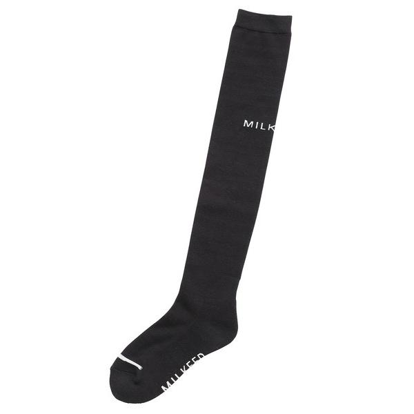 MILKFED. 靴下 ソックス ミルクフェド MILKFED LOGO KNEE HIGH