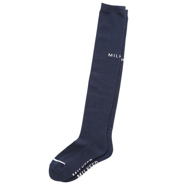 MILKFED. 靴下 ソックス ミルクフェド MILKFED LOGO KNEE HIGH