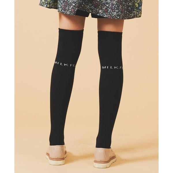 MILKFED. 靴下 ソックス ミルクフェド MILKFED LOGO KNEE HIGH