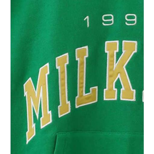 スウェット スエット ミルクフェド MILKFED HALF ZIP BIG SWEAT TOP 103223012001 トレーナー レディース 長袖 ブランド ロゴ MILKFED. スウェット スエット ミルクフェド MILKFED HALF ZIP