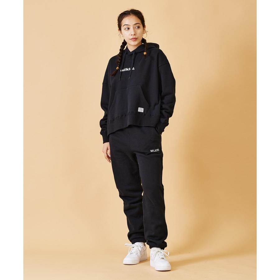 パーカー スウェット スエット ミルクフェド MILKFED CROPPED HOODIE 103223012024 フーディ レディース クロップド丈 ブランド ロゴ MILKFED. パーカー スウェット スエット ミルクフェド MILKFED