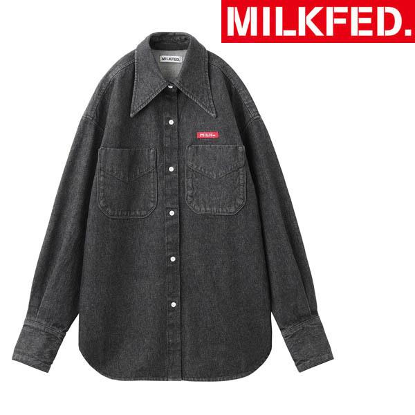 MILKFED. シャツ デニムシャツ ミルクフェド DENIM SHIRT