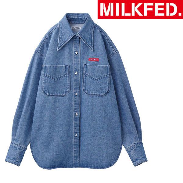 MILKFED. シャツ デニムシャツ ミルクフェド DENIM SHIRT